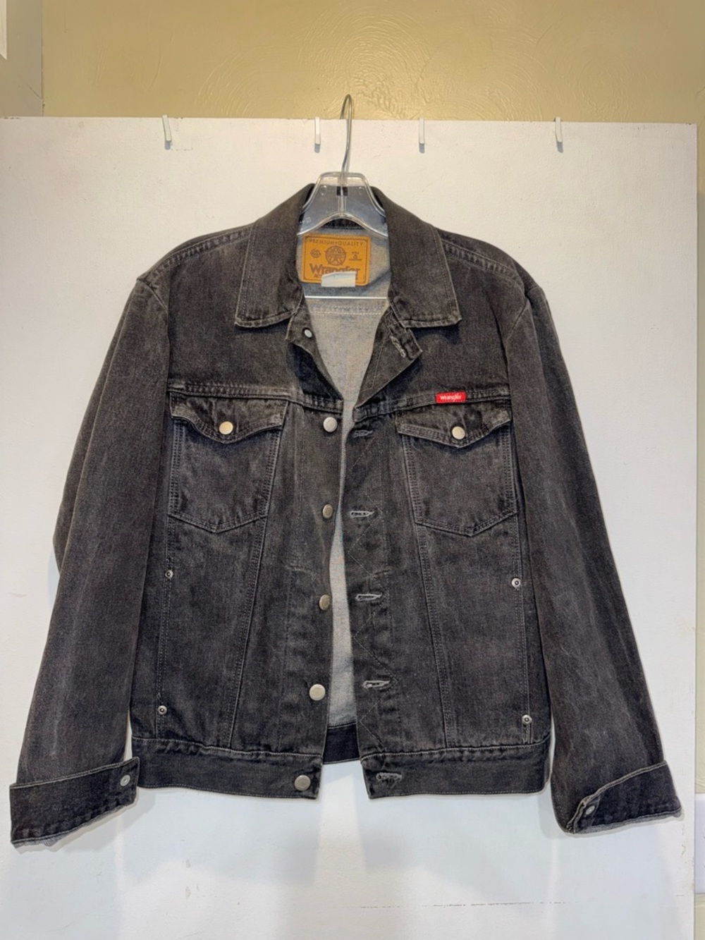 Wrangler Washed Denim Trucker Jacket
